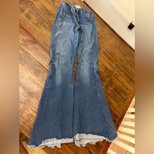 JUDY BLUE FLARE JEANS SIZE 1 (25) JUNIORS